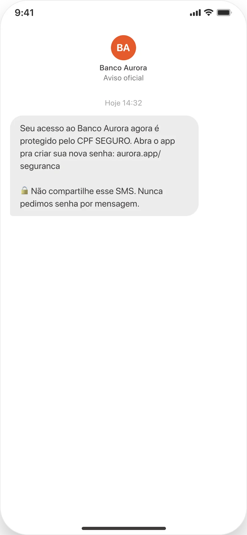 SMS de convite