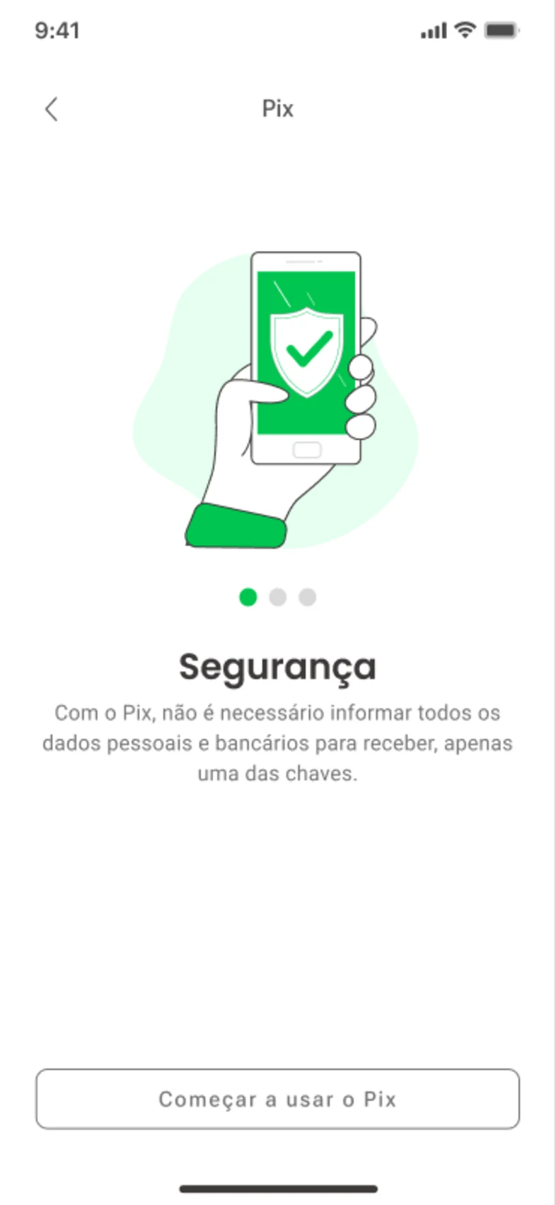 Onboarding do Pix · 3