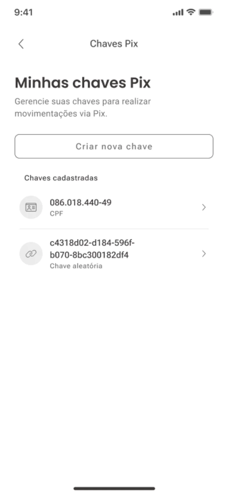 Minhas chaves